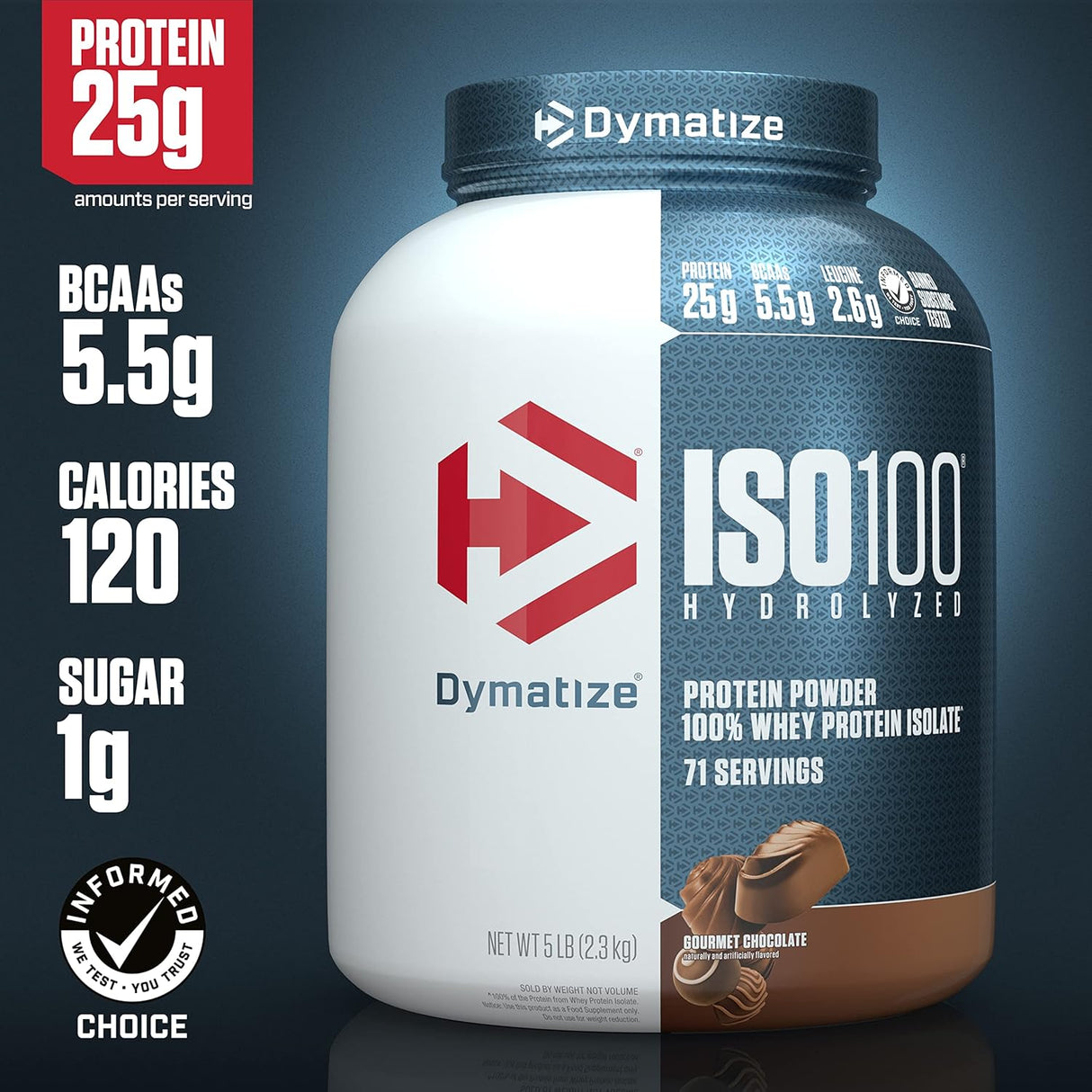 Dymatize ISO 100 Hydrolyzed Protein 5 Lbs - Nutristar