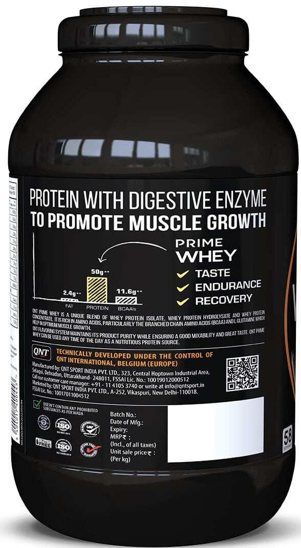 QNT Prime Whey Protein 4.4 Lbs - Nutristar