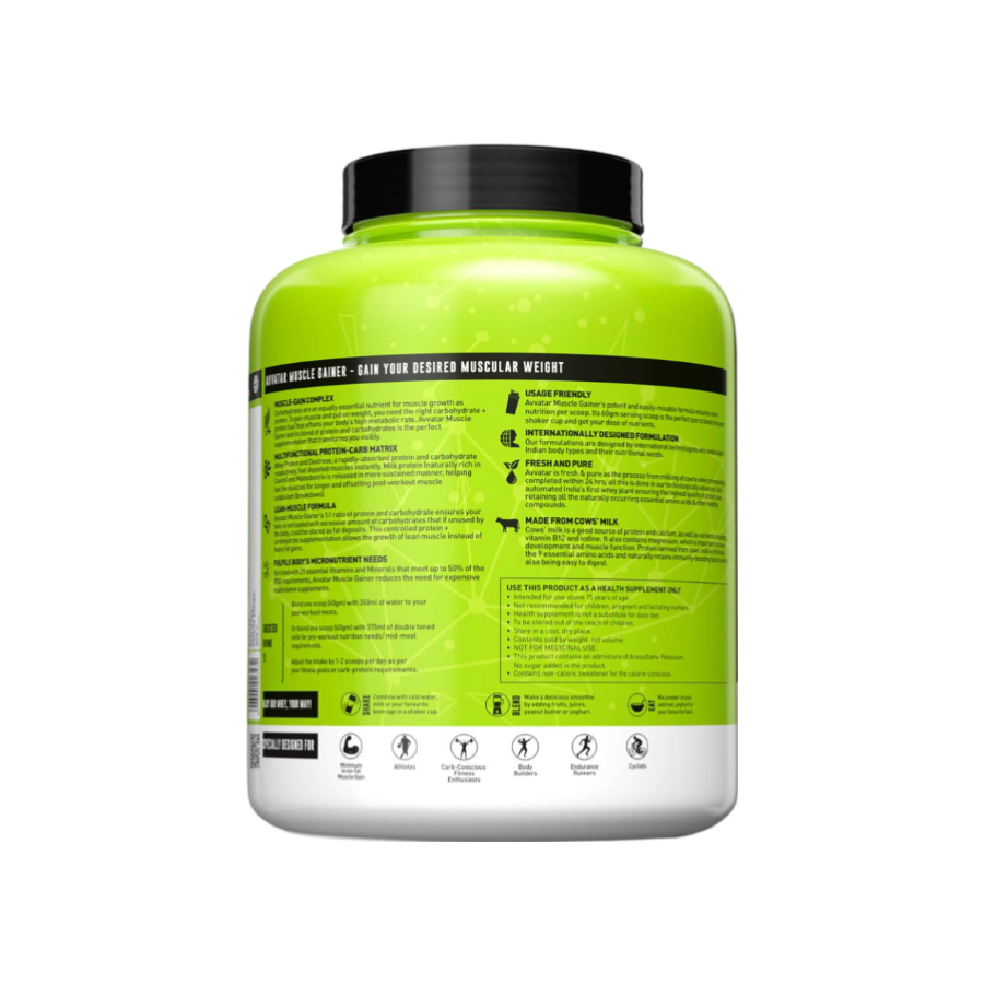 Avvatar Muscle Gainer 4.4 Lbs - Nutristar