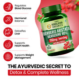 Vlado's Himalayan Organics, Berberine with Milk Thistle, 750mg - 60 Veg Capsules