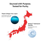 YourHappyLife Collagen Naked | Marine Collagen Peptides 10,000mg | Unflavored | 25 Servings
