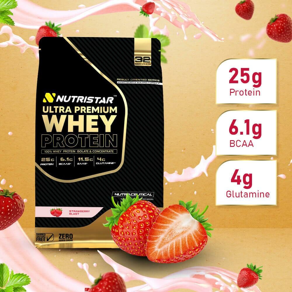 Nutristar Ultra Premium Whey Protein 1Kg - Nutristar