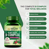 Vlado's Himalayan Organics, Plant Based Vitamin B Complex, 100% RDA - 60 Capsules