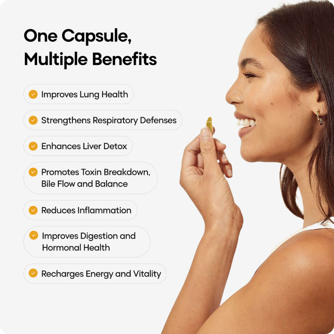 YourHappyLife Core Detox | Milk Thistle Extract 500mg & N-Acetyl Cysteine 500mg | 60 Capsules