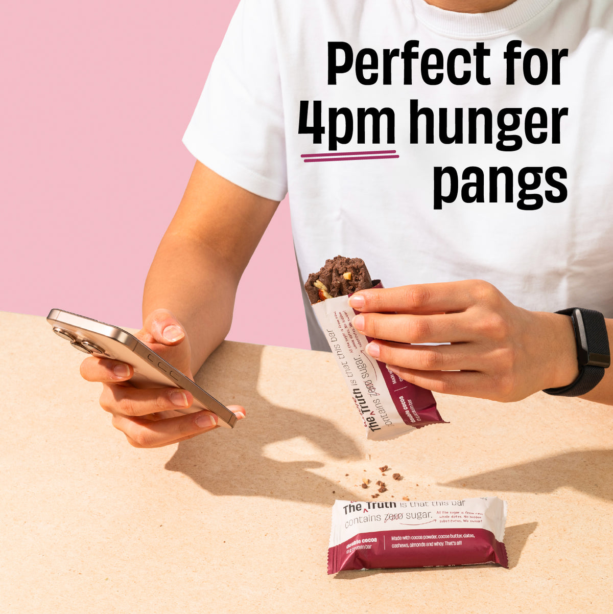 The Whole Truth - Protein Bars | Pack of 6 x 52g each | No Added Sugar | No Preservatives | No Artificial Sweeteners