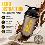 Gayor Essentials Zero Distraction Gym Shaker Bottle | 500ml | Black Yellow