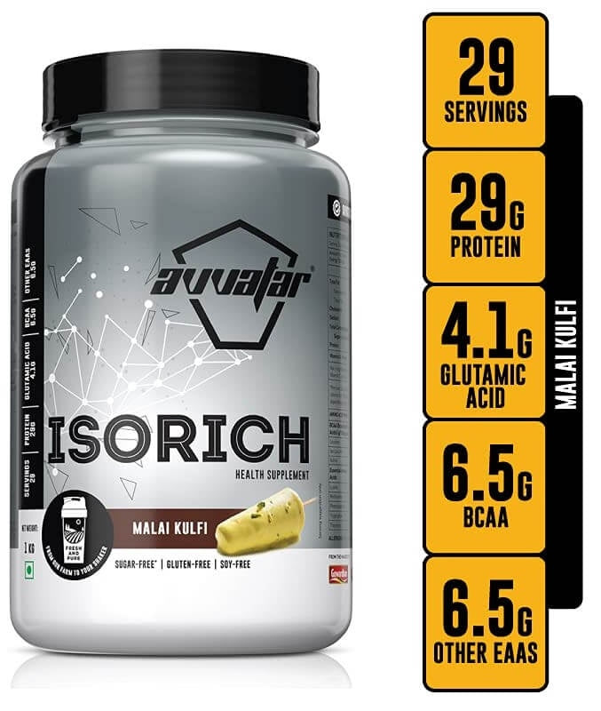 Avvatar Isorich Whey Protein Isolate 1 kg - Nutristar