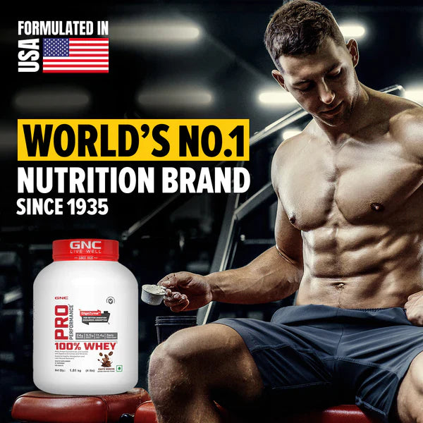 GNC Pro Performance 100% Whey Protein - 4 Lbs - Nutristar