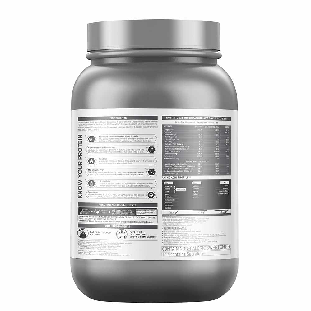 MuscleBlaze Biozyme Performance Whey - 2.2 Lbs - Nutristar