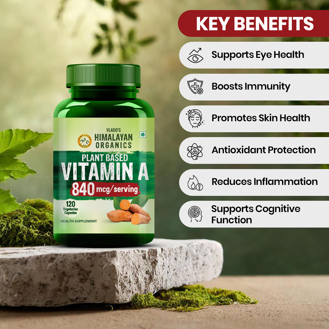 Vlado's Himalayan Organics, Vitamin A - 120 Capsules