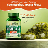 Vlado's Himalayan Organics, Vegan Omega 3, DHA 1120mg - 60 Veg Capsules