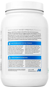 Muscletech Platinum 100% Whey Isolate, Protein Powder - 2 Lbs - Nutristar