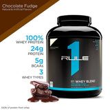 RULE1 100% Whey Blend Protein , 2.38 kg - Nutristar