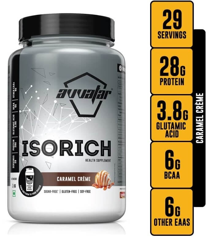 Avvatar Isorich Whey Protein Isolate 1 kg - Nutristar