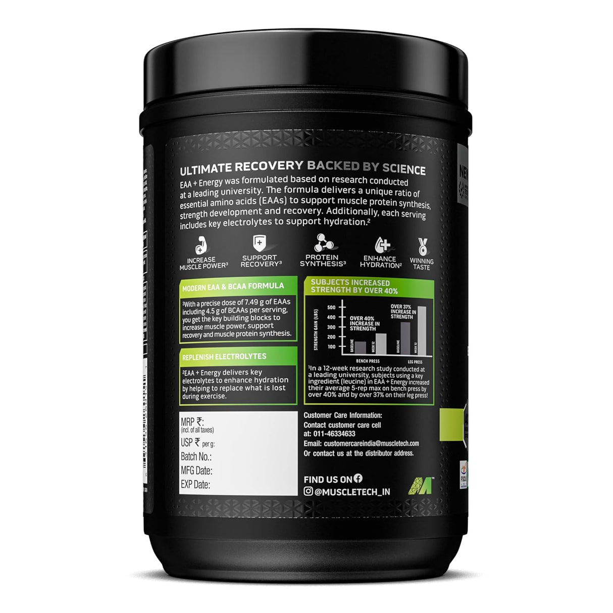 Muscletech EAA+ Energy  30 Servings