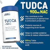 Applied Nutrition TUDCA + NAC | Liver & Antioxidant Support | 90 Capsules (30 Servings)