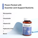 TrueBasics Joint Ease Supplement | 90 Tablets | Glucosamine, Chondroitin & Boswellin