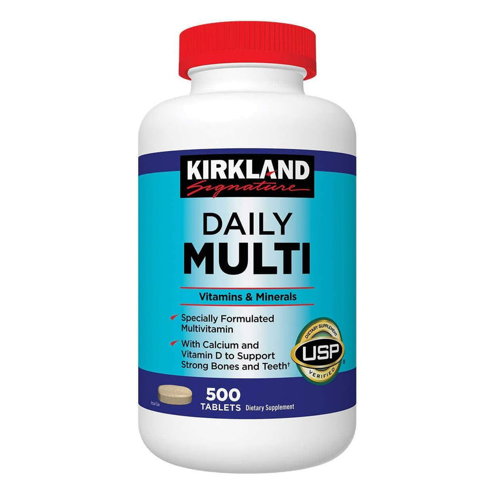 Kirkland Signature Daily Multi | Vitamins & Minerals | 500 Tablets