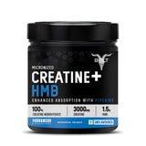 Bolt Nutrition Micronized Creatine + HMB Supplement Powder 150g | 30 Servings