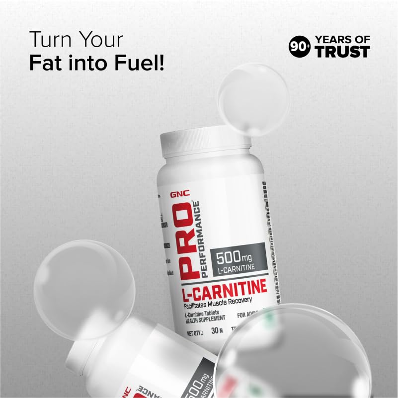 GNC Pro Performance L-Carnitine 500 mg - 30 Capsules