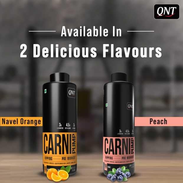 QNT Carni-Pump Ripping Pre-Workout Liquid 25 Servings