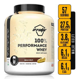 Avvatar 100% Performance Whey 2 Kg + Nutristar Micronized CREA Gold Creatine Monohydrate 250g (83 Servings) - Endurance & Muscle Power Combo