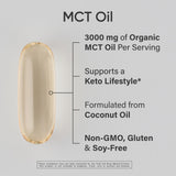 Sports Research MCT Oil Capsules | Coconut-Derived | 120 Softgels