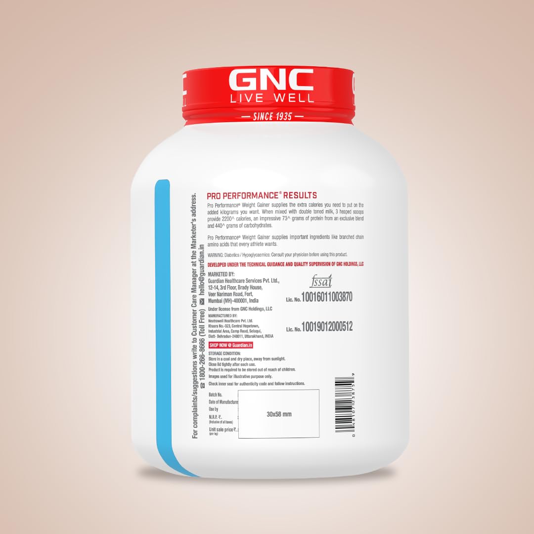 GNC Pro Performance Weight Gainer , 3 kg