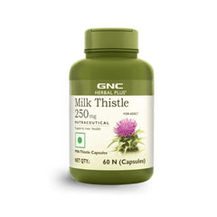 GNC Milk Thistle Herbal Plus - 60 Capsules