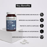 TrueBasics Advance Calcium | Vitamin D3 & K2-MK7 | 90 Tablets