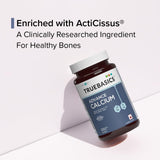 TrueBasics Advance Calcium | Vitamin D3 & K2-MK7 | 90 Tablets