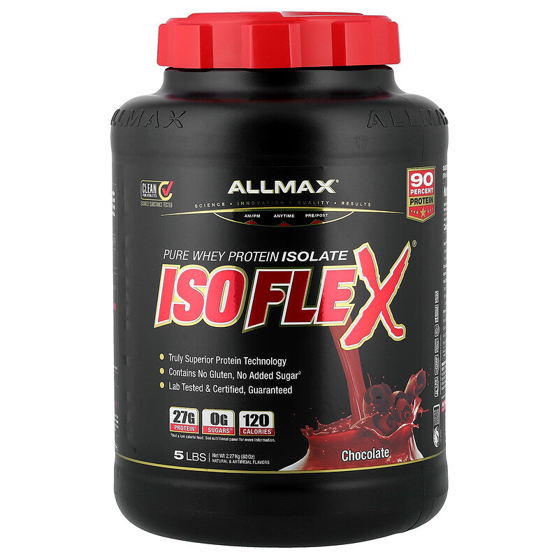 Allmax Isoflex Protein Powder 5lb | Whey Protein Isolate | 75 Servings