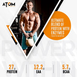 AS-IT-IS Atom Whey Protein with Digestive Enzymes - 500 gm