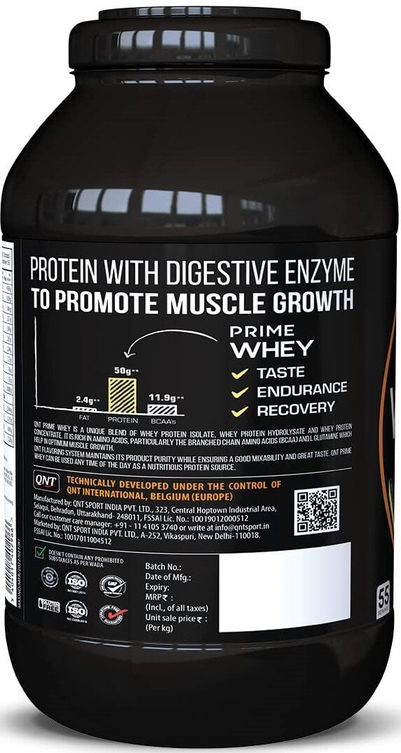 QNT Prime Whey Protein 4.4 Lbs - Nutristar