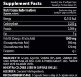 QNT Omega-3 Fish Oil 1000mg - 30 Softgels ( 2 Strips )