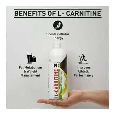 muscleblaze l carnitine l tartrate L-Carnitine Liquid 450 ml Co-Enzyme Q10, l-Arginine, l-Carnitine, Vial:5mg Antioxidants & Detox