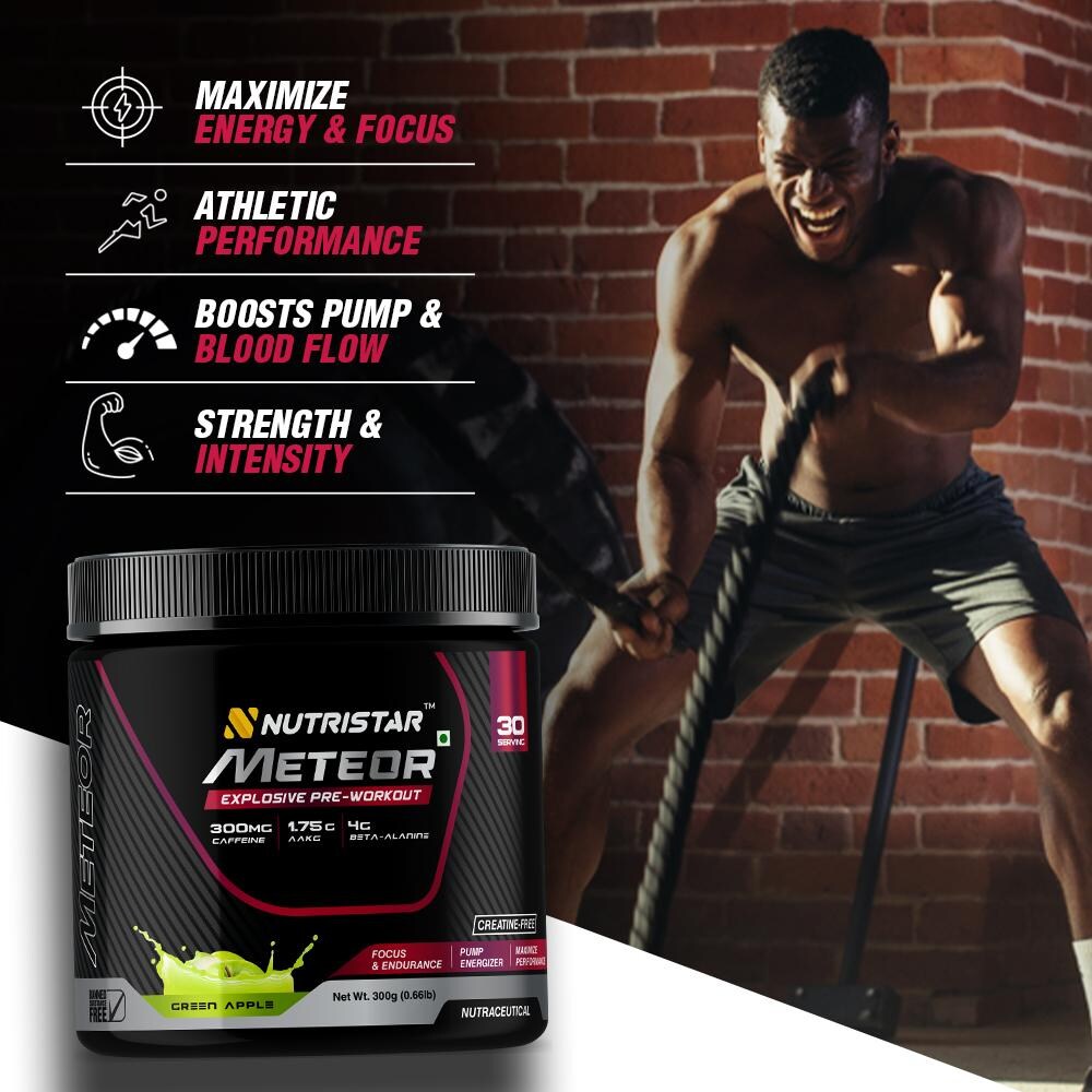 Nutristar Meteor Explosive Pre Workout - 30 Servings - Nutristar