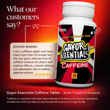 Gayor Essentials Caffeine & Piperine Dietary Supplement | 30 Tablets