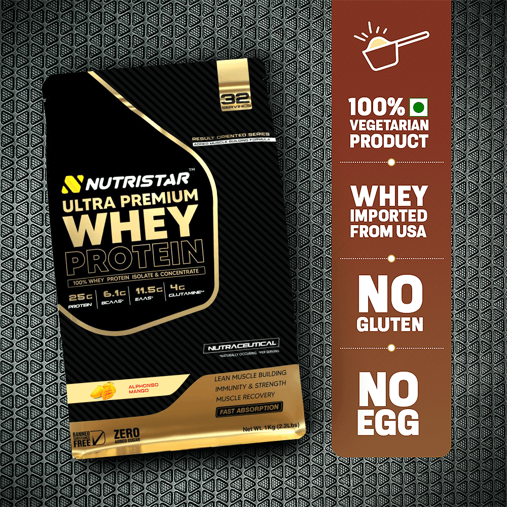 Nutristar Ultra Premium Whey Protein 1Kg - Nutristar