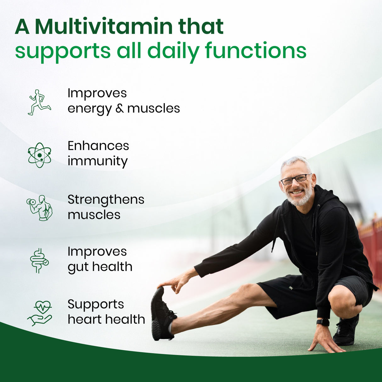 Himalayan Organics Liposomal Multivitamin 50+ | 60 Veg Capsules | Energy, Immunity & Overall Health Support