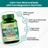 Vlado's Himalayan Organics, Chelated Magnesium Glycinate, 2000mg - 120 Veg Tablets