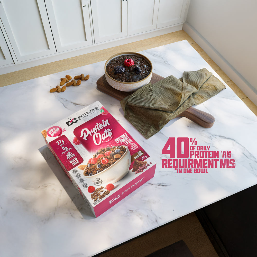 Doctor's Choice Protein Oats 750 gm ( 15 Serving )
