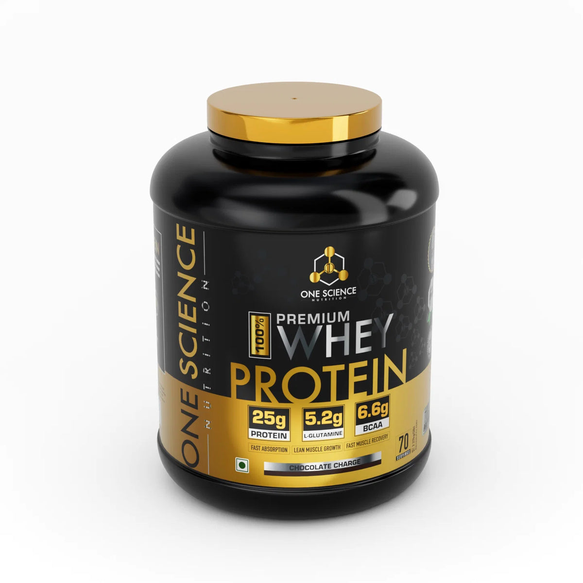 One Science Nutrition (OSN) Premium Whey Protein 5lbs | 25g Protein | 6.6g BCAA & 5.2g L-Glutamine | 70 Servings