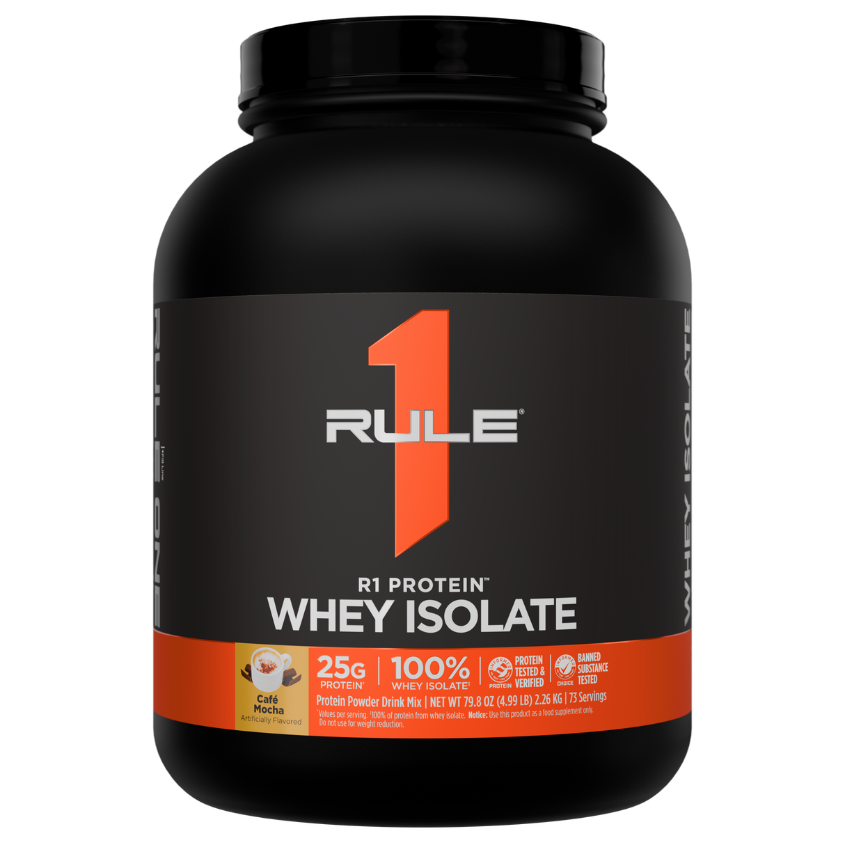 RULE1 100% Isolate Whey Protein , 2.27 kg