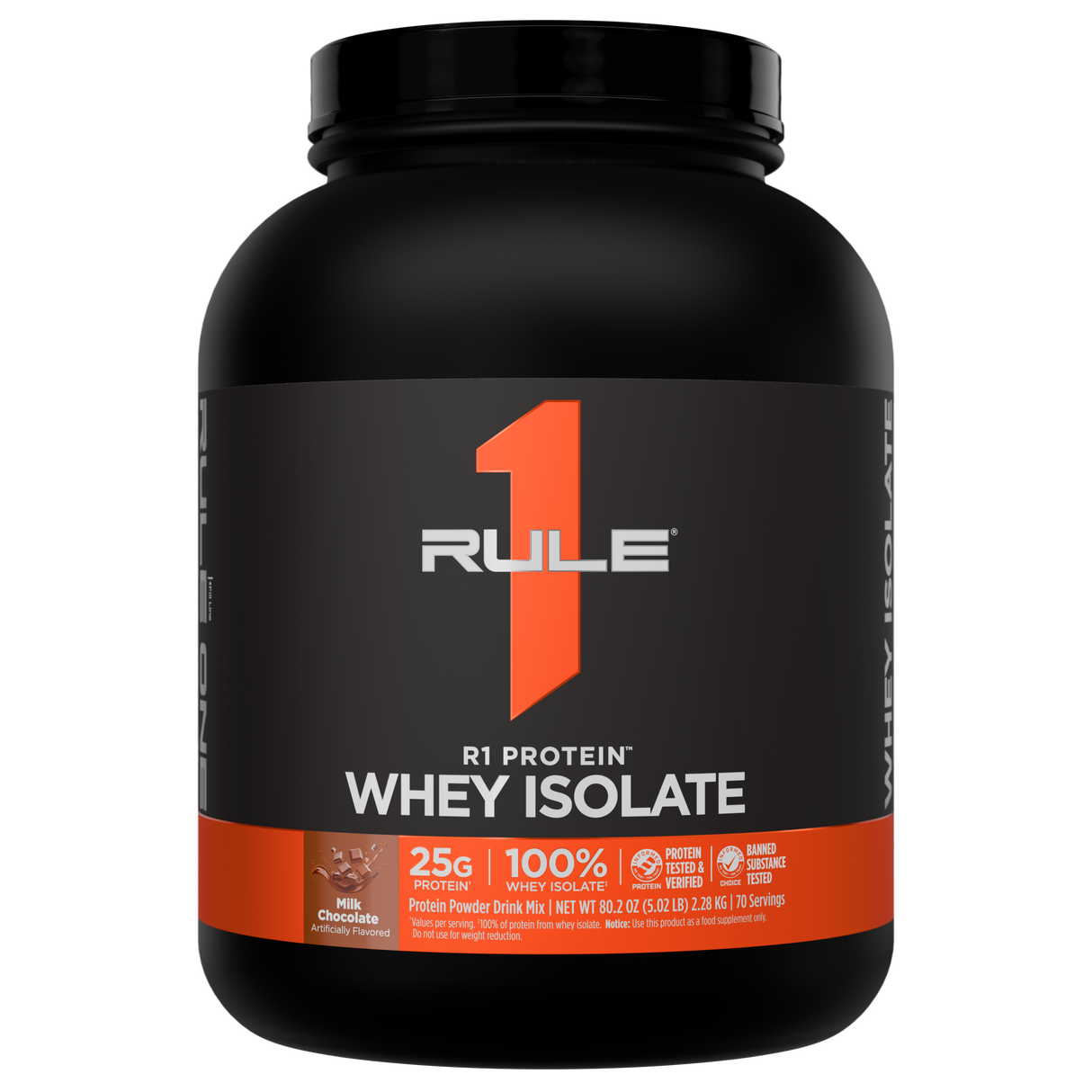 RULE1 100% Isolate Whey Protein , 2.27 kg