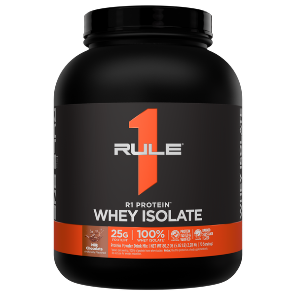RULE1 100% Isolate Whey Protein , 2.27 kg