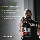 Exalt Supps The Isolation Pure Whey Isolate | 25g Protein | 5.6g BCAAs | Digestive Enzymes | 2.27kg