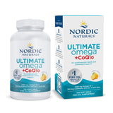 Nordic Naturals Ultimate Omega + CoQ10 | 1280mg Omega-3 Fish Oil | Ubiquinol CoQ10 100mg | 120 Softgels
