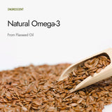 Kapiva Ayur Foods Flaxseed Omega 3 Capsules - 30 Servings