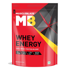 MuscleBlaze Whey Energy 100% Whey Protein Blend 2.2 Lbs